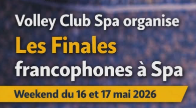 16 mai 2026 : finales francophones des jeunes à  SPA
